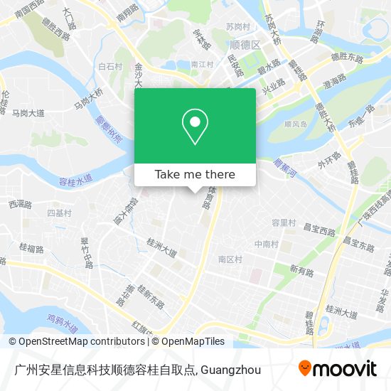 广州安星信息科技顺德容桂自取点 map