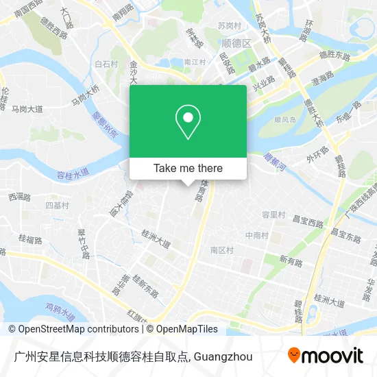 广州安星信息科技顺德容桂自取点 map