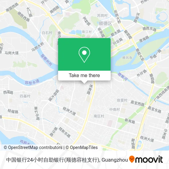 中国银行24小时自助银行(顺德容桂支行) map