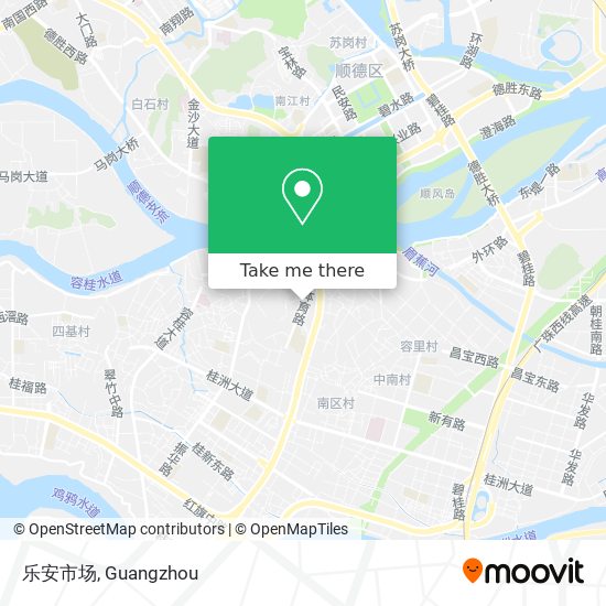 乐安市场 map