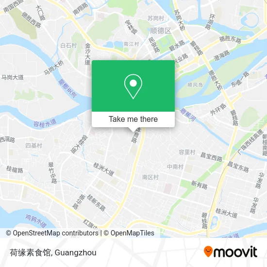 荷缘素食馆 map