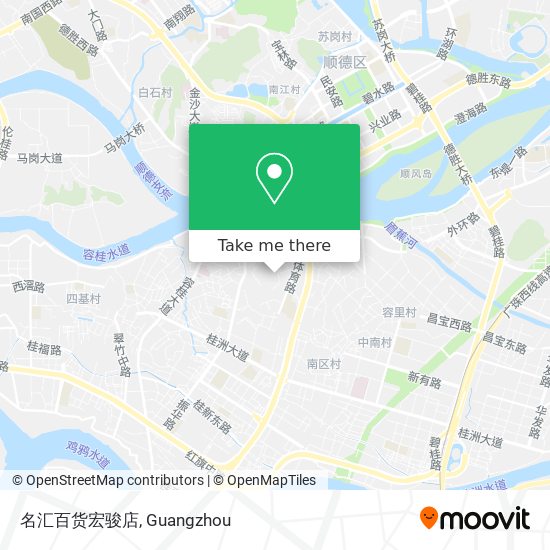 名汇百货宏骏店 map