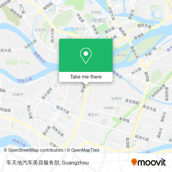 车天地汽车美容服务部 map