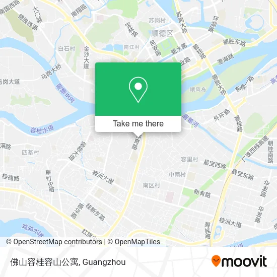 佛山容桂容山公寓 map