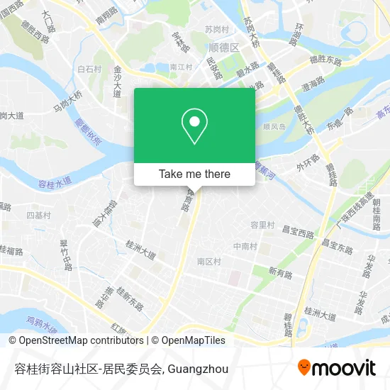 容桂街容山社区-居民委员会 map