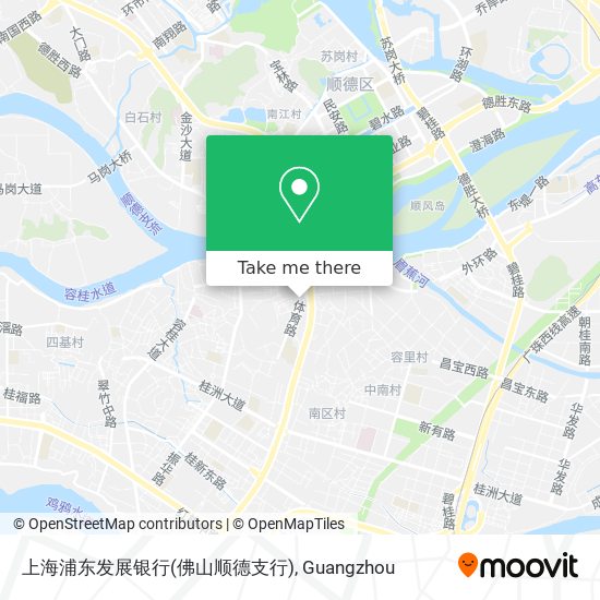 上海浦东发展银行(佛山顺德支行) map