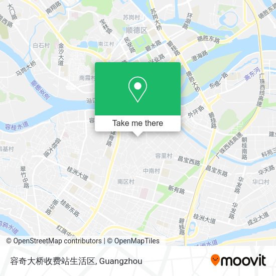 容奇大桥收费站生活区 map