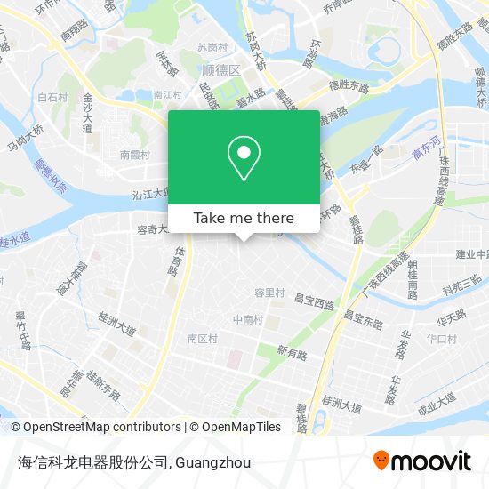 海信科龙电器股份公司 map