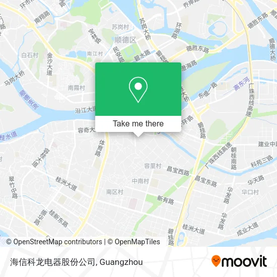 海信科龙电器股份公司 map