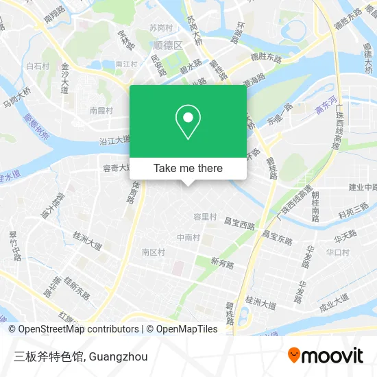 三板斧特色馆 map