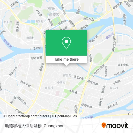 顺德容桂大快活酒楼 map