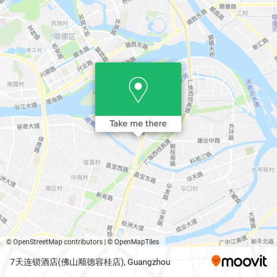 7天连锁酒店(佛山顺德容桂店) map