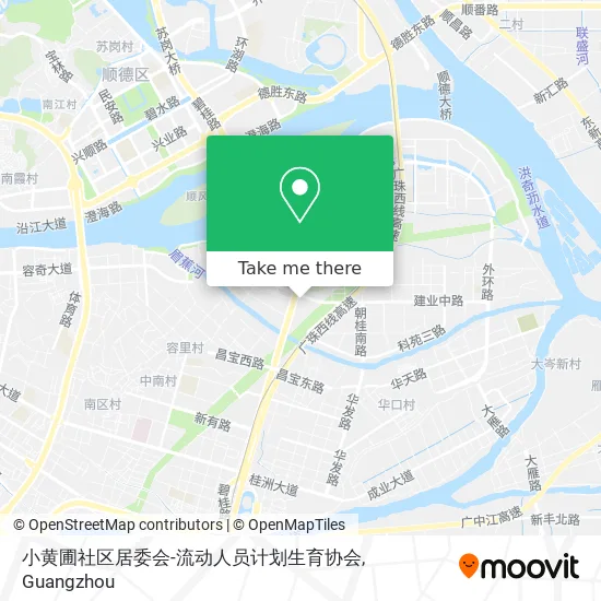 小黄圃社区居委会-流动人员计划生育协会 map