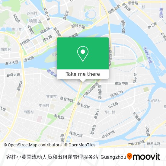 容桂小黄圃流动人员和出租屋管理服务站 map
