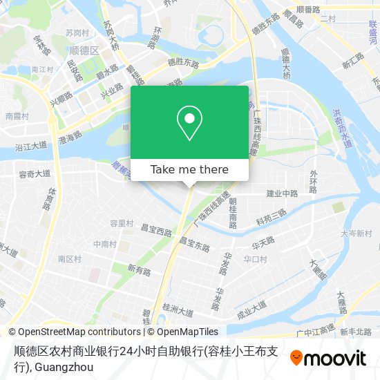 顺德区农村商业银行24小时自助银行(容桂小王布支行) map