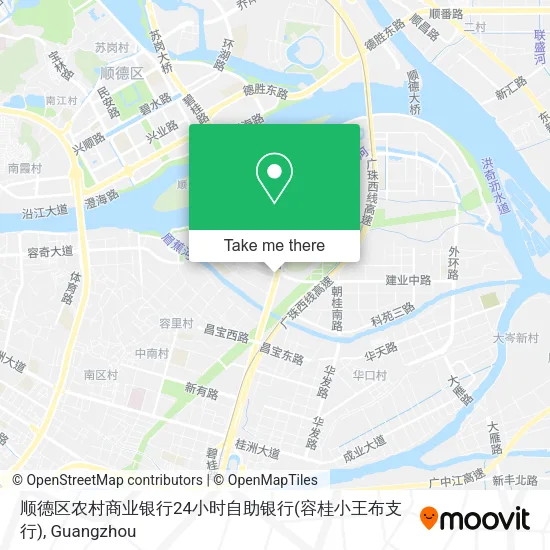 顺德区农村商业银行24小时自助银行(容桂小王布支行) map