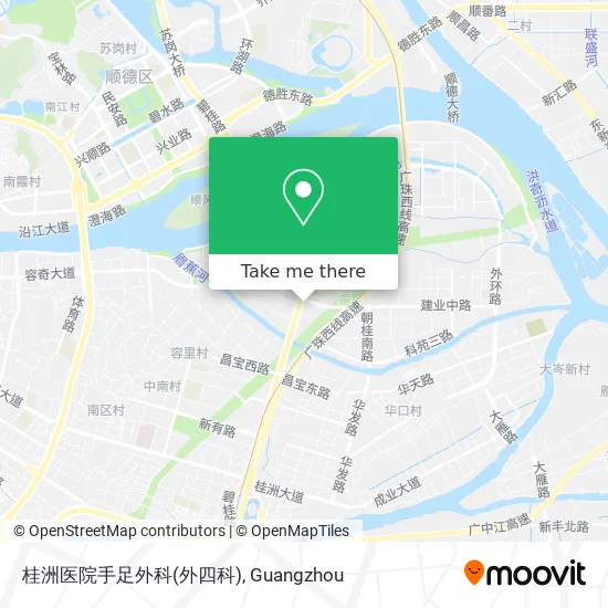 桂洲医院手足外科(外四科) map