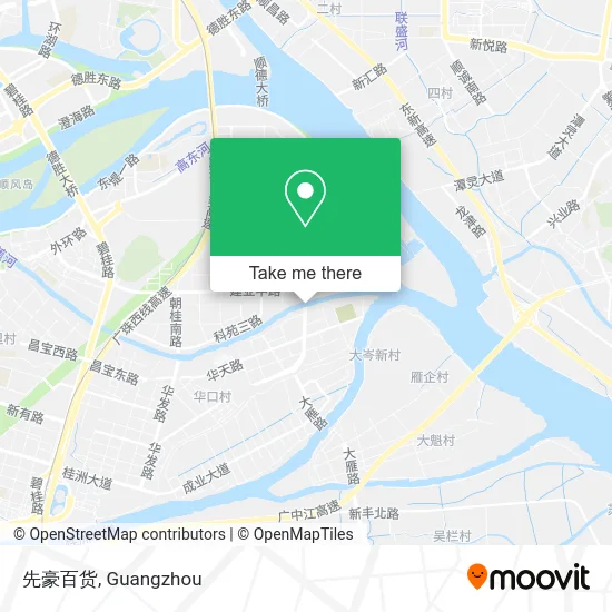 先豪百货 map