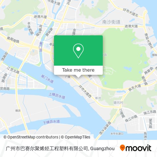 广州市巴赛尔聚烯烃工程塑料有限公司 map
