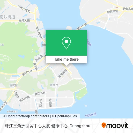 珠江三角洲世贸中心大厦-健康中心 map