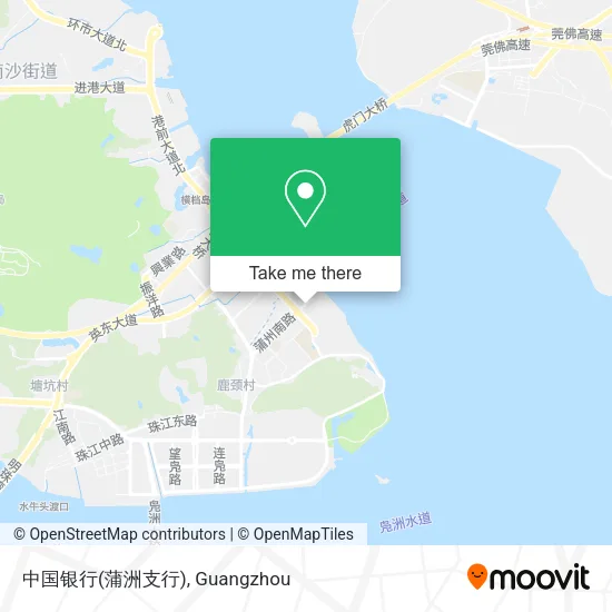 中国银行(蒲洲支行) map