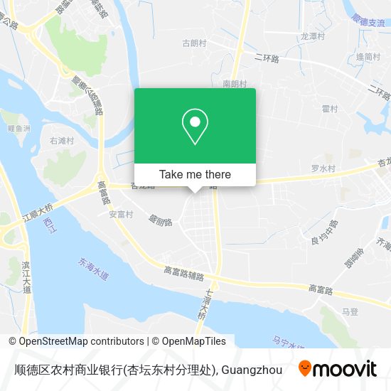 顺德区农村商业银行(杏坛东村分理处) map