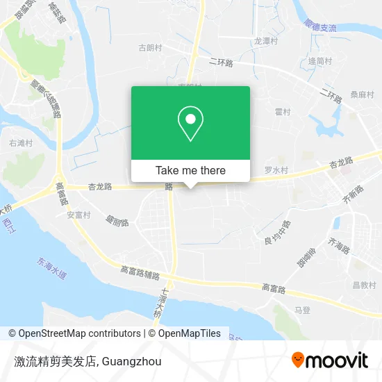 激流精剪美发店 map