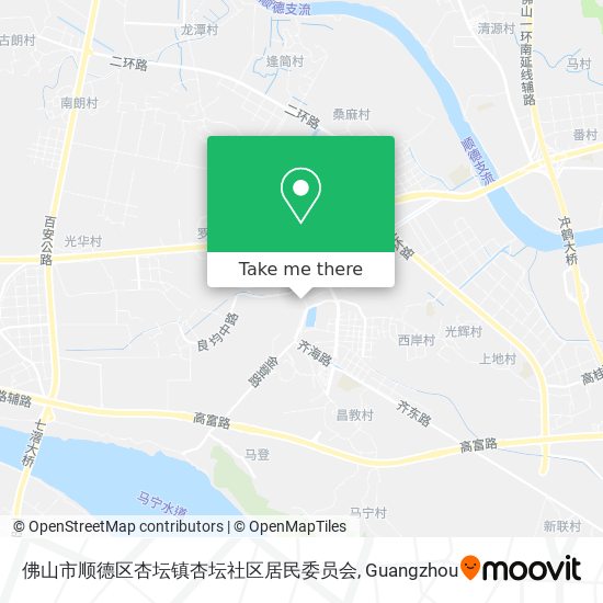 佛山市顺德区杏坛镇杏坛社区居民委员会 map