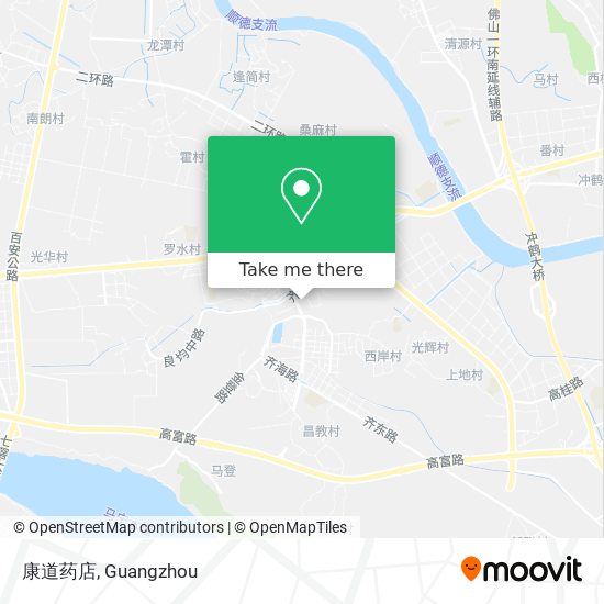 康道药店 map