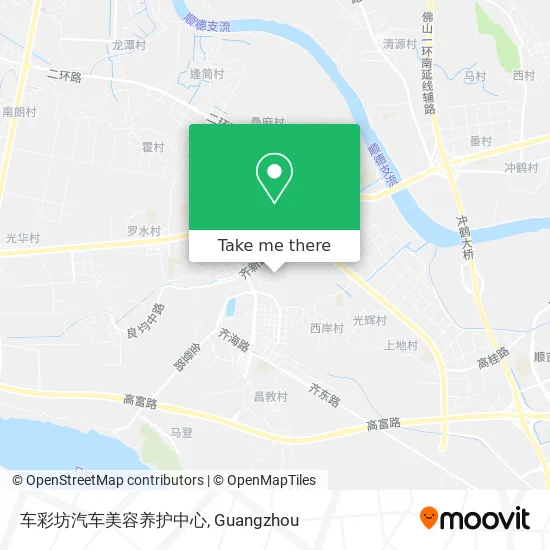 车彩坊汽车美容养护中心 map
