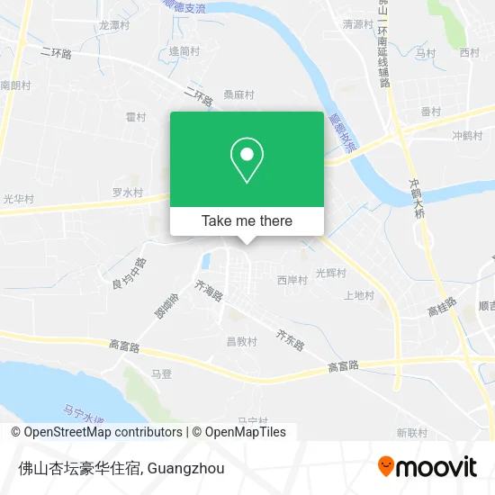 佛山杏坛豪华住宿 map