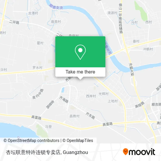 杏坛联意特许连锁专卖店 map