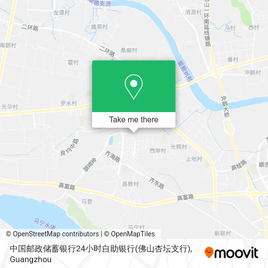 中国邮政储蓄银行24小时自助银行(佛山杏坛支行) map