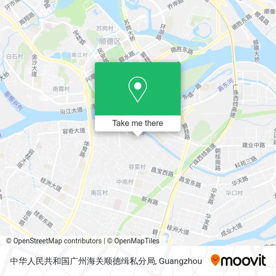 中华人民共和国广州海关顺德缉私分局 map