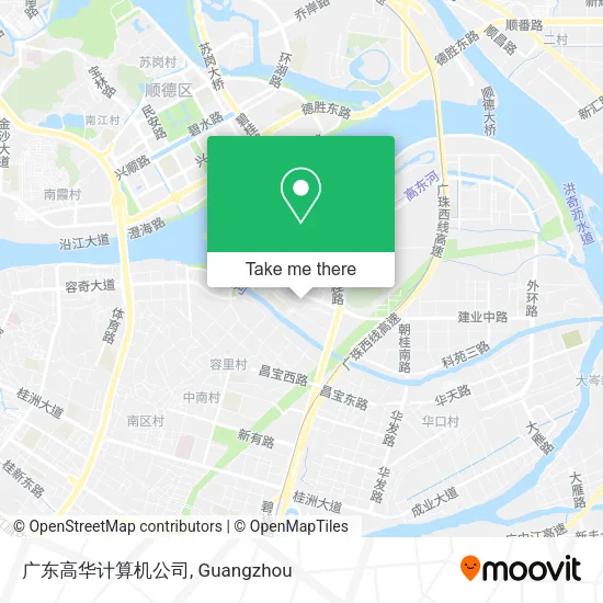 广东高华计算机公司 map
