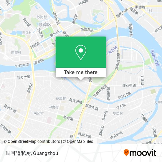 味可道私厨 map