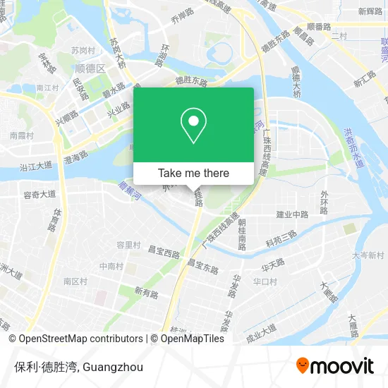 保利·德胜湾 map