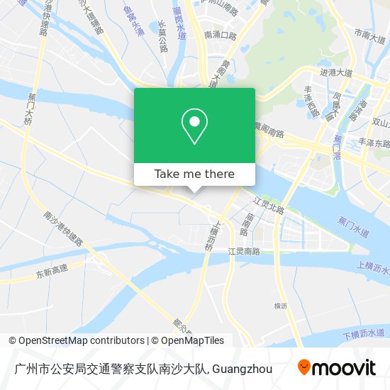广州市公安局交通警察支队南沙大队 map