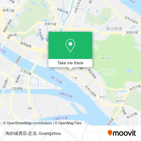 海的城酒店-足浴 map