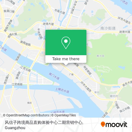 风信子跨境商品直购体验中心二期营销中心 map