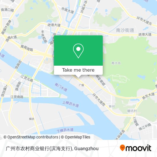 广州市农村商业银行(滨海支行) map
