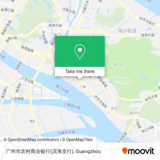 广州市农村商业银行(滨海支行) map