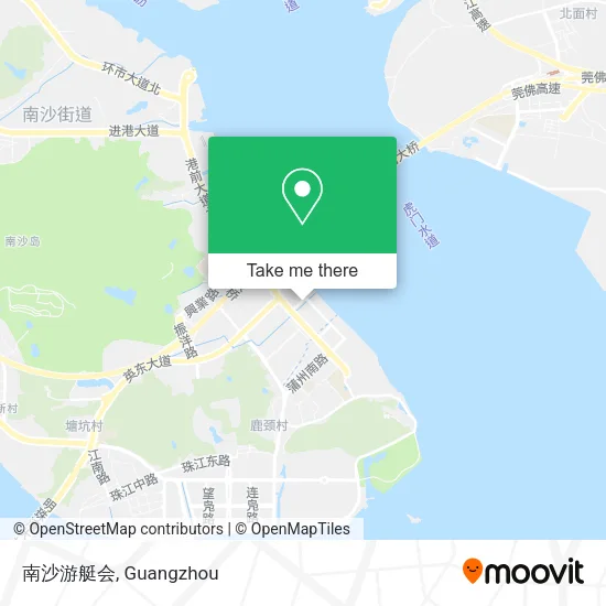 南沙游艇会 map