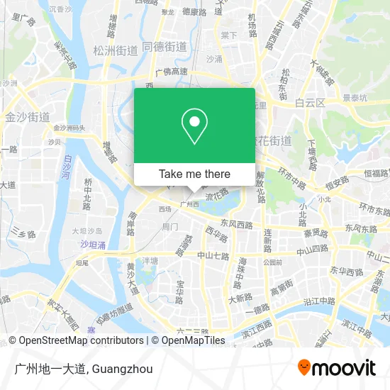 广州地一大道 map