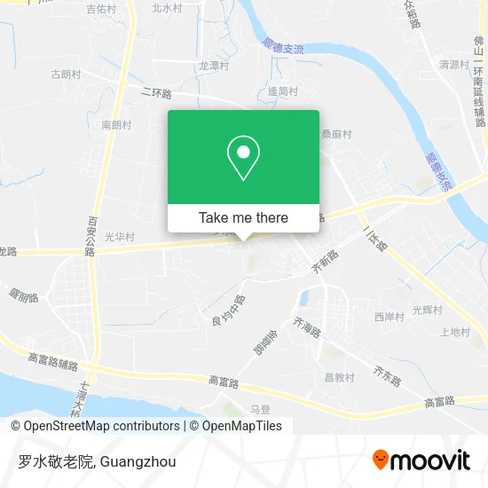 罗水敬老院 map