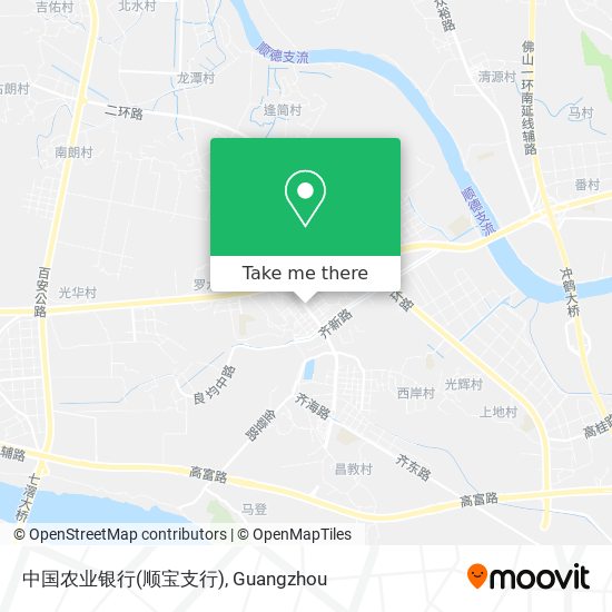中国农业银行(顺宝支行) map