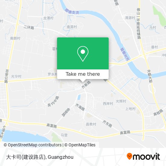 大卡司(建设路店) map