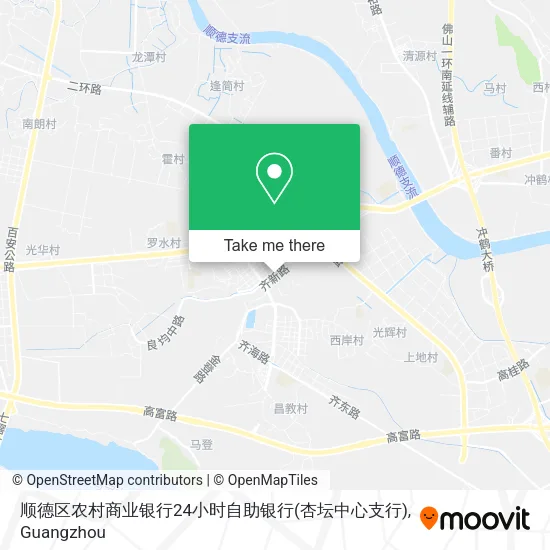 顺德区农村商业银行24小时自助银行(杏坛中心支行) map