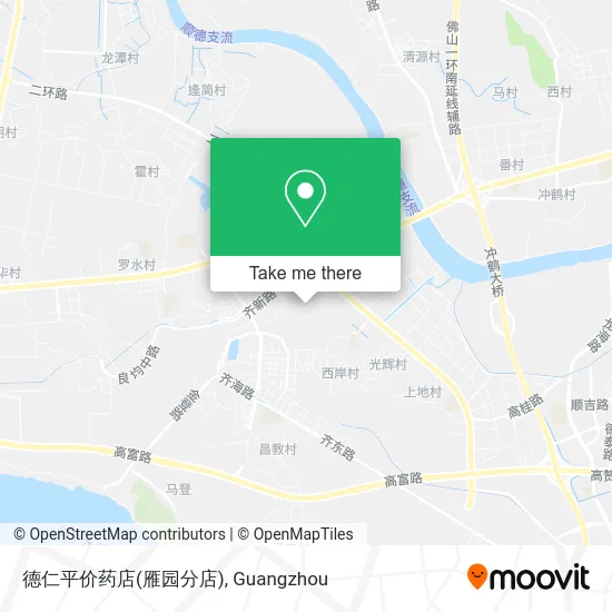 德仁平价药店(雁园分店) map