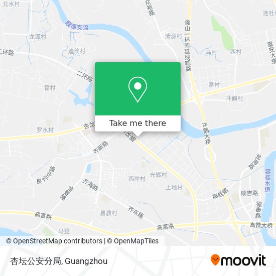 杏坛公安分局 map